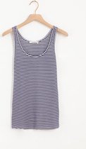 Sissy-Boy - Blauw gestreepte singlet