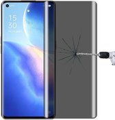 Voor OPPO Reno5 Pro 5G 0,3 mm 9H oppervlaktehardheid 3D gebogen oppervlak Privacyglasfilm: