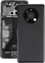 Originele batterij-achterklep met cameralensafdekking voor Huawei Mate 40 Pro (zwart)