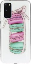 Voor Galaxy S20 Transparant TPU beschermhoes voor mobiele telefoon (Macaron)