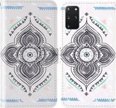 Voor Samsung Galaxy S20 + 3D-schilderij Gekleurd tekeningpatroon Horizontaal Flip TPU + PU-lederen hoes met houder & kaartsleuven & portemonnee & lanyard (tol)