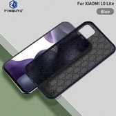 Voor Xiaomi Mi 10 Lite PINWUYO-serie 2e generatie pc + TPU Anti-drop All-inclusive beschermende schaal Matte achterkant (blauw)