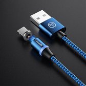 CaseMe Series 2 USB naar 8-pins magnetische oplaadkabel, lengte: 1m (donkerblauw)