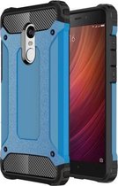 Voor Xiaomi Redmi Note 4 Tough Armor TPU + pc combinatiebehuizing (blauw)
