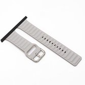 Siliconen vervangende horlogeband voor Apple Watch Series 6 & SE & 5 & 4 44 mm / 3 & 2 & 1 42 mm (grijs)