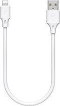 WK WDC-105i 2.4A 8-pins Full Speed Pro-oplaadgegevenskabel, lengte: 25 cm (wit)