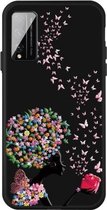 Voor Huawei Play 4T Pro Pattern Printing Embossment TPU Mobile Case (Corolla Girl)