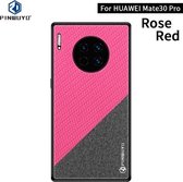 Voor Huawei Mate 30 Pro PINWUYO Rong-serie schokbestendige pc + TPU + beschermhoes van chemische vezeldoek (rood)