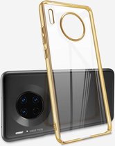 Voor Huawei Mate 30 X-level Dawn-serie transparant ultradunne TPU-hoes (goud)