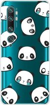 Voor Xiaomi CC9 Pro Lucency Painted TPU beschermhoes (Panda)