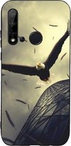 Voor Huawei Nova 5i Painted Pattern Soft TPU beschermhoes (Eagle)