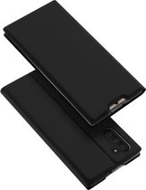 DUX DUCIS Skin Pro Series horizontale flip PU + TPU lederen tas met houder en kaartsleuven voor Galaxy Note 10 (zwart)