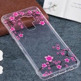 Voor Galaxy S9 + Plum Blossom Pattern TPU zachte beschermende achterkant van de behuizing