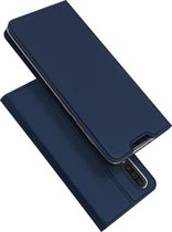 DUX DUCIS Skin Pro Series horizontale flip PU + TPU lederen tas voor Galaxy A70, met houder en kaartsleuven (blauw)