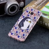 Penguin Pattern Soft TPU Case voor Galaxy S8