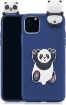 Voor iPhone 11 3D Cartoon Pattern Shockproof TPU beschermhoes (Panda)