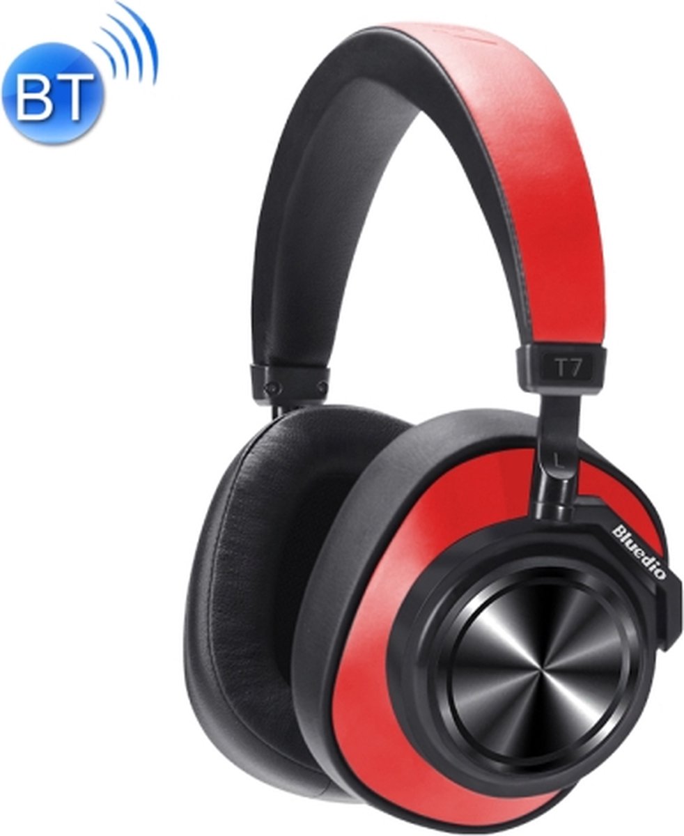 Bluedio T7 Bluetooth-versie 5.0 Headset Bluetooth-headset (rood)