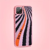JOYROOM Coconut Series Luminous PC + TPU beschermhoes (Rose Red)