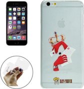 ENKAY Creative Character Pattern Transparante TPU beschermhoes voor iPhone 6 & 6s