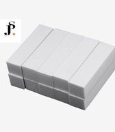 NAGELVIJL - POLIJST - BUFFER - WHITE BLOCK - SET 10 STUKS