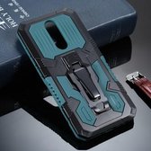 Voor Geschikt voor Xiaomi Redmi 8 Armor Warrior schokbestendige pc + TPU beschermhoes (legergroen)