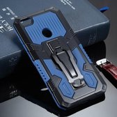 Voor Xiaomi Redmi Note 5A Armor Warrior schokbestendige pc + TPU beschermhoes (blauw)