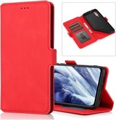 Voor Xiaomi Mi 9 Pro Retro Magnetische Sluiting Horizontale Flip Leren Case met Houder & Kaartsleuven & Fotolijst & Portemonnee (Rood)