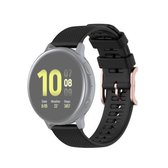 Voor Galaxy Watch Active 3 / Active 2 / Active / Galaxy Watch 3 41 mm / Galaxy Watch 42 mm 20 mm Dot textuur polsband (zwart)