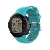 Smart Watch siliconen polsband horlogeband voor Suunto D6i (hemelsblauw)