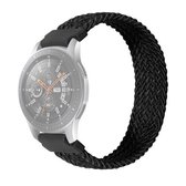 22 mm universele nylon geweven vervangende band horlogeband (zwart)