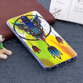 Voor Huawei Mate 10 Lite Noctilucent Windbell Owl Pattern TPU Soft Back Case Beschermhoes