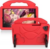 Voor Huawei MediaPad M5 8.4 EVA Materiaal Tabletcomputer Valbestendige hoes met duimsteun (rood)