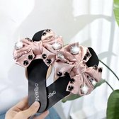 Rivet Casual Flats Bottom Dames Pantoffels, Schoenmaat: 36 (Roze)