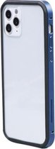 TGVlS Glacier-serie TPU + metalen beschermhoes voor iPhone 12 Mini (blauw)