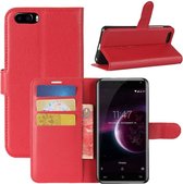 Voor CUBOT Magic Litchi Texture Horizontale Flip Leren Case met Houder & Kaartsleuven & Portemonnee (Rood)
