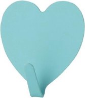 10 stuks liefde hart haak roestvrij staal hartvormige kamer decoratie haak (lichtgroen)