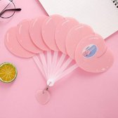 2 STKS Cartoon Fruit Fan Cool opvouwbare ventilator in de zomer (perzik)