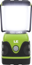 HN®  Kampeerlamp | 1000 lumen en dimbaar met 3 dim-opties |  waterdicht | buitenlamp bij stroomstoringen, wandelingen en kamperen