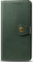 Mobigear Snap Button Bookcase Hoesje - Geschikt voor Huawei Y5 (2019) - Groen
