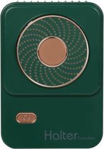 SHC-S03 USB Desktop Leafless Outdoor Sports Portable Lazy Hanging Neck Fan, Kleur: Groen