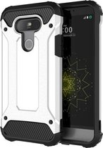 Tough Armor TPU + pc combinatiehoes voor LG G5 (wit)