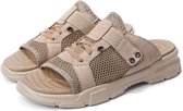 Casual Trend Mesh Slijtvaste strandschoenen voor heren (Kleur: Abrikoos Maat: 40)