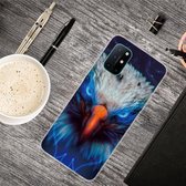 Voor OnePlus 8T schokbestendig geverfd transparant TPU beschermhoes (Blu-ray Carving)