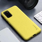 Voor Samsung Galaxy S20 iPAKY Starry Series schokbestendig rietje + TPU beschermhoes (geel)