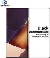 Voor Samsung Galaxy Note20 Ultra PINWUYO 9H 3D Hot Bending Tempered Glass Film （Ultrasone vingerafdruk ontgrendelen） (Zwart)