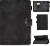 Voor 8 inch tablet-pc universele koeienhuid textuur horizontale flip lederen tas met houder & kaartsleuven & pennenhouder (grijs)