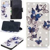3D Gekleurde Tekening Patroon Horizontale Flip Leren Case voor Redmi Note6 & Note6 Pro, met Houder & Kaartsleuven & Portemonnee (Vlinders)
