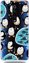 Fashion Soft TPU Case 3D Cartoon Transparant Soft Silicone Cover Telefoon Gevallen Voor Xiaomi 9T / 9T Pro / Redmi K20 / Redmi K20 Pro (Penguin)