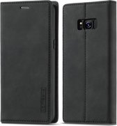 Voor Samsung Galaxy S8 LC.IMEEKE Sterk magnetisme Ultradunne horizontale flip schokbestendige matte TPU + PU lederen tas met houder & kaartsleuven & portemonnee (zwart)