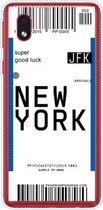 Voor Samsung Galaxy A01 Core Boarding Pass Series TPU telefoon beschermhoes (New York)